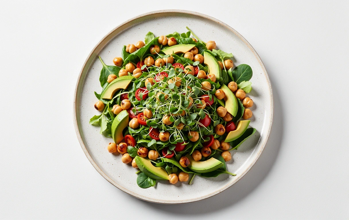 Čerstvý nutričně vyvážený salát